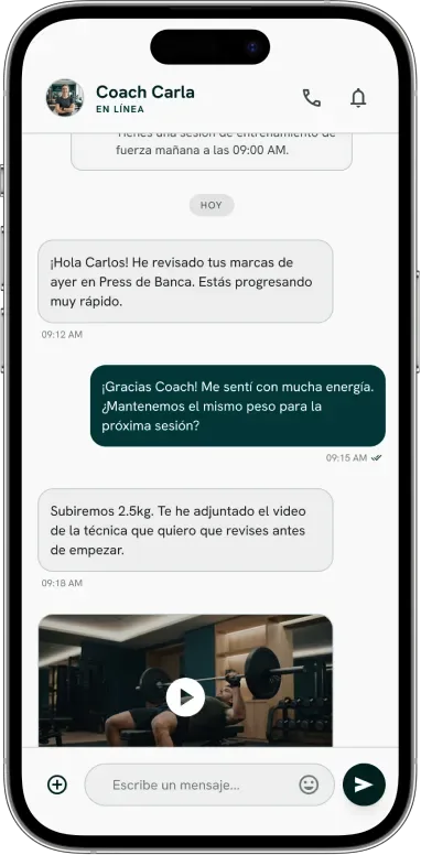 App MTP — comunicación